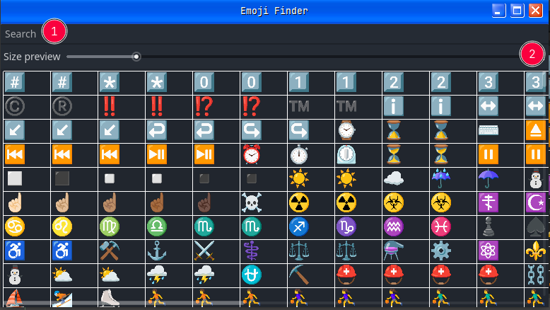 EmojiFinder Screen Shot